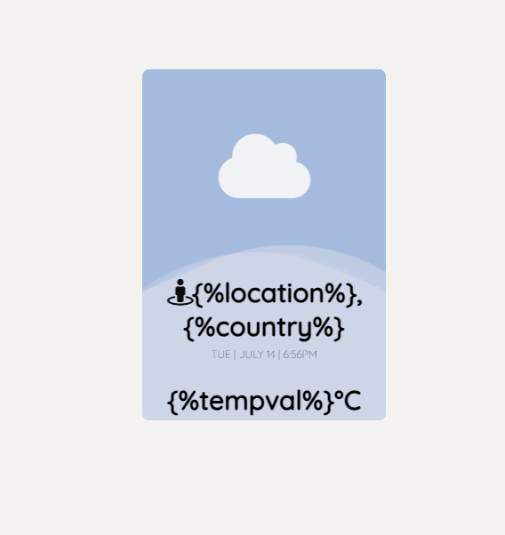show weather_forcast